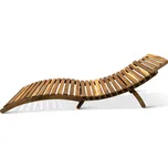 Lehátko zahradní - vlnka AKÁCIE, hnědé