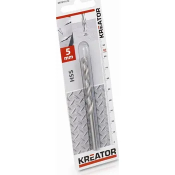 Vrták KREATOR Vrták do kovu 5 mm HSS KRT010112