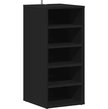 Botník VidaXL Botník 31,5 x 70 x 35 cm Černá