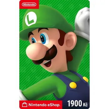 Společenská hra Karta na e-shop Nintendo 1900Kč