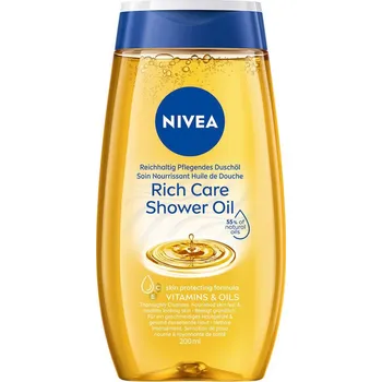 Koupelová kosmetika NIVEA Natural Caring Shower Oil 200 ml