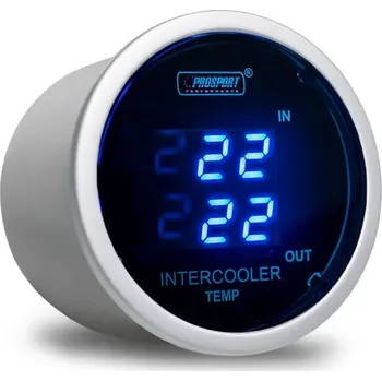 Prosport Performance Duální digitální ukazatel teploty vzduchu s modrým podsvícením