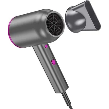 Mobilní telefon Hoco | Hoco HP13 fén na vlasy, šedý / růžový