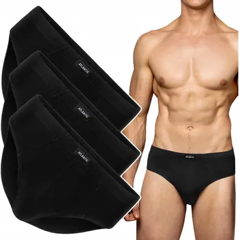 Slipy Klasické slipy 3 páry ATLANTIC 3BMP-006 vel. - XXL