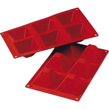 Nádoba na pečení Silikomart Forma pyramidy silikonová na 6 ks