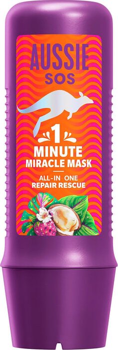 Aussie SOS 1 Minute Miracle Mask regenerační maska na vlasy 250 ml od ...