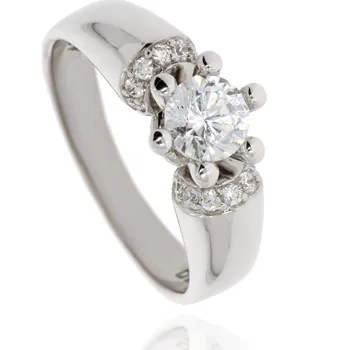 Šperk Zlatnictví Helios Zlatý prsten se zirkony Luxury Velikost: 55, Váha: 3,9g