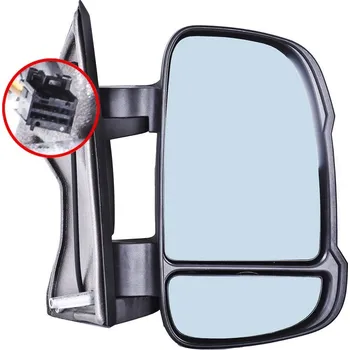 Auto-moto ACI zrcátko pro FIAT Ducato 06- man. ovl. s blikačem (pro bílou žárovku) krátké rameno (80 mm) P