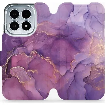 Telefonní příslušenství Mobiwear Flip pouzdro pro Xiaomi 17 fialový mramor