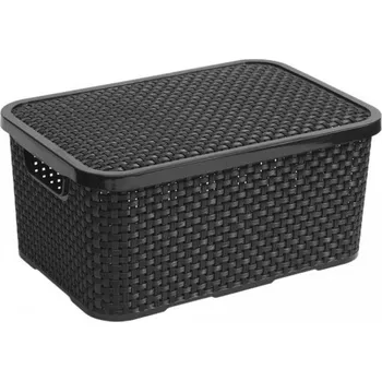 Koš na prádlo Branq Košík Rattan 10 l - antracit