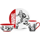 Marvel - dárkový set - miska, talíř, hrnek