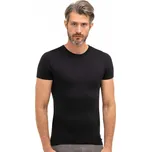 Pánské tričko Brubeck s krátkým rukávem Comfort wool M Černá