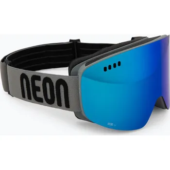 Sjezdové lyžování Lyžařské brýle Neon Light anthracite/mirror blue