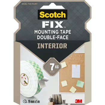 3M Scotch-FIX™ Oboustranná interiérová montážní páska 4496G-1950-P, 19 mm × 5 m