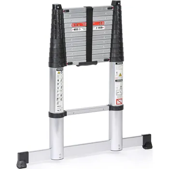 Žebřík Teleskopický hliníkový žebřík PROFI, 3,8 m, 13 příček