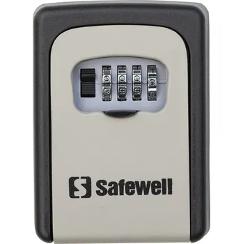Železářství SAFEWELL Schránka na klíče šedá