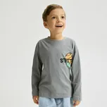 Reserved - Tričko s dlouhými rukávy a potiskem - tmavě šedá - 675IG-90X - 675IG-90X-116