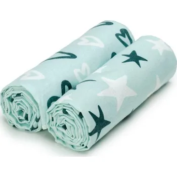 T-TOMI Látkové osušky Hearts & stars