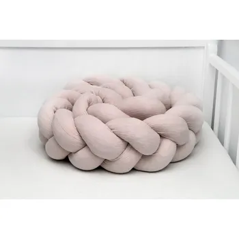 Dětsný nábytek SCAMP Mušelínový mantinel 210 cm Cocoa