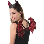 Funny Fashion Sada čertice křídla a rohy