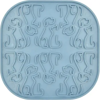 Miska pro psa Fiboo Lízací podložka Lollipop Sticky, blue