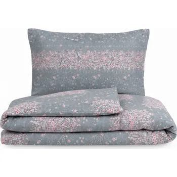 Povlečení Kvalitex Bavlněné povlečení PROVENCE COLLECTION MILENA růžová 1+2, 220x200, 70x90cm