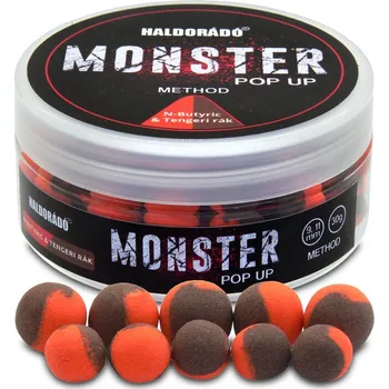 Boilies Haldorádó Pop-Up Method Monster 30 g 9+11 mm N-Butyric/Krab