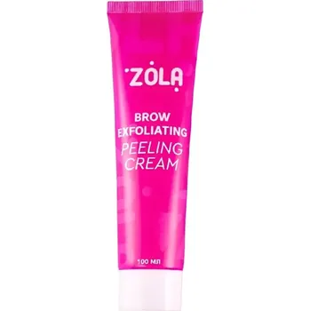 Pleťový peeling ZOLA Brow exfoliating krémový peeling na obočí, 100 ml