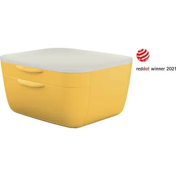 Zásuvkový kontejner LEITZ Cosy, 2dílný, žlutý