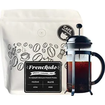 Káva Café Montaña Frenchído, mletá káva pro french press, 250 g Hrubost mletí: French press