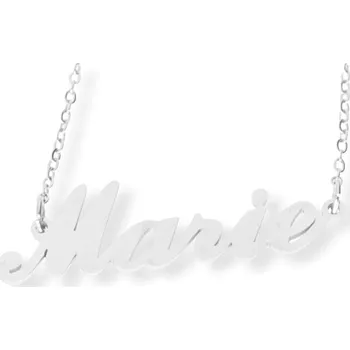 Šperk Ewena Řetízek z oceli se jménem Marie stříbrný
