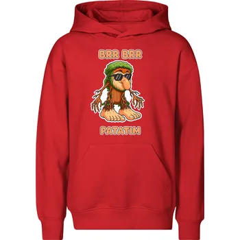 Chlapecká mikina Dětská mikina Brr brr Patatim Barva: Červená, Velikost: 12
