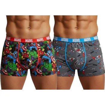 Sada pánského spodního prádla pánské boxerky CHARACTER - MARVEL - 2 ks - 2XL (Character 2pk Boxer )