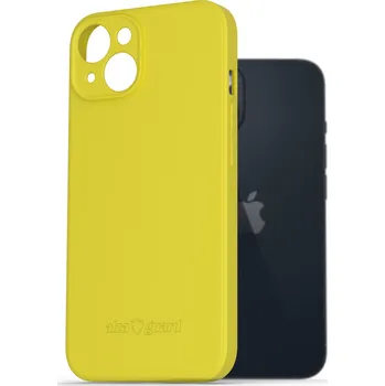 Pouzdro na mobilní telefon AlzaGuard Matte TPU Case pro iPhone 14 žlutý