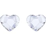 Preciosa Náušnice Amore, srdce s českým křišťálem Preciosa