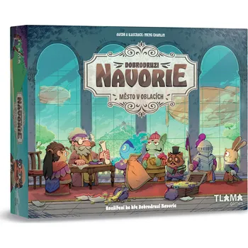 Desková hra TLAMA games Dobrodruzi Navorie Město v oblacích, rozšíření