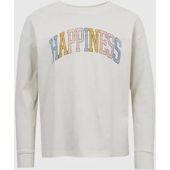 Dívčí tričko GAP Dívčí Dětské tričko Happiness GAP Bílá 116/122 (2433673)