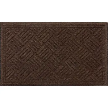 Rohožka DuraHome Rohož guma & pp, Velvet, 45 × 75 cm, hnědá