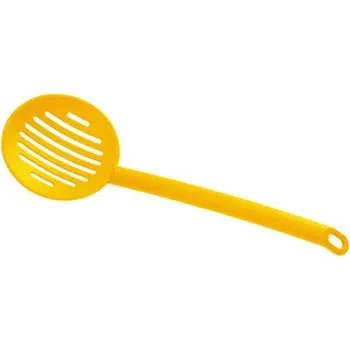 Cedrovací lžíce / Nylonová síťová lžíce TESCOMA SPACE TONE KULATÁ ŽLUTÁ 33 cm