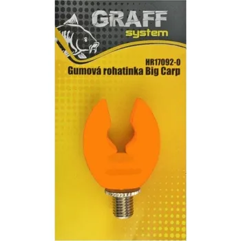 Volný čas Graff Gumová rohatinka Big Carp Oranžová, 2 ks