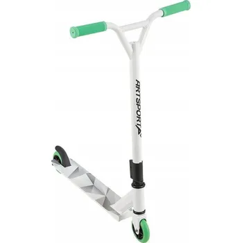 Koloběžka Dětská koloběžka 24633, kaskadérská, triková koloběžka, bílá