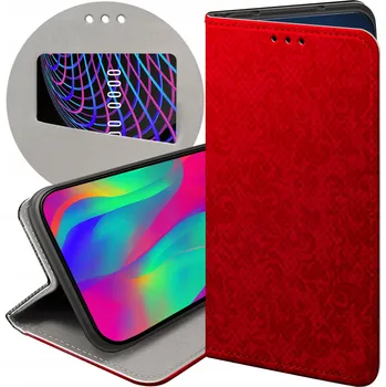 Pouzdro na mobilní telefon Flipové pouzdro Hello Case pro Motorola Moto E32, Moto E32s červené