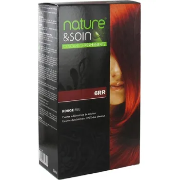 Barva na vlasy NATURE&CARE Fire Red 6RR