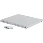 19' police A4 perforovaná 1U/550mm,max.80kg šedá