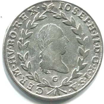 Josef II. 20 Kreuzer 1787/G. Nagybánya. Ag.