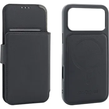 Pouzdro na mobilní telefon AlzaGuard MagWallet 2in1 Case Compatible with Magsafe pro iPhone 17 Pro Max černý