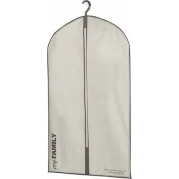 Ramínko Compactor obal na oblek a krátké šaty 60 x 100 cm – My Family, bílý