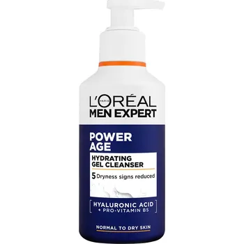 Pleťová kosmetika L'ORÉAL PARIS Men Expert Power Age hydratační čistící gel, 260 ml
