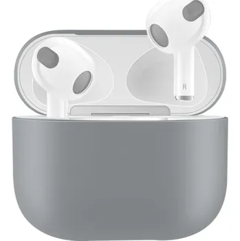 Pouzdro na mobilní telefon Ochranný silikonový obal pro AirPods 3 - šedý