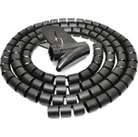 AlzaPower Cable Tube 2,5m černá